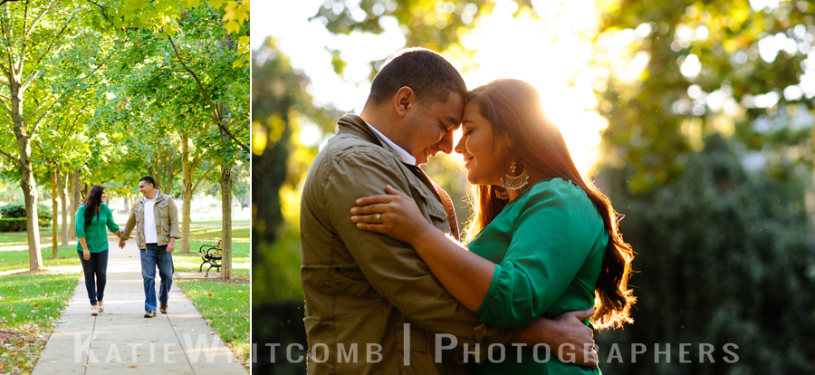 notre dame engagement photography