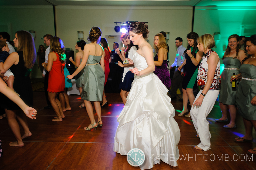 dance floor at a wedding reception at doubletree by hilton