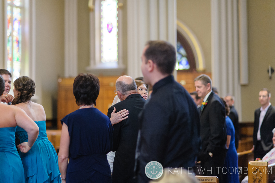 notre dame wedding at basilica of sacred heart