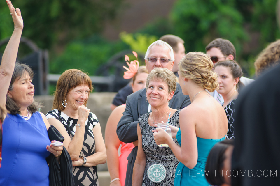 cocktail hour at wedding at century center