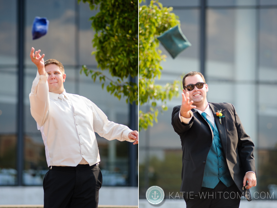 cocktail hour at wedding at century center