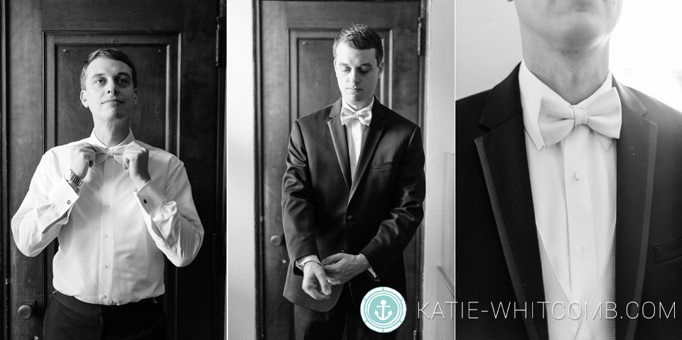 groom's details before his ceremony at st. mary's