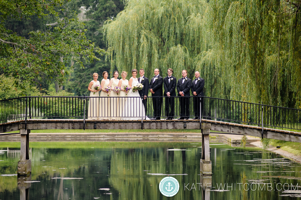 wedding portraits around st. mary's campus