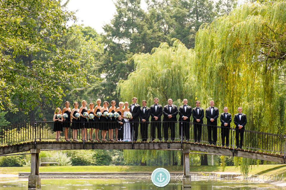 wedding party portraits at st marys