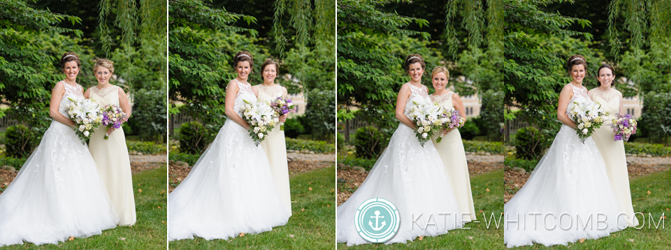 wedding portraits around st. mary's campus