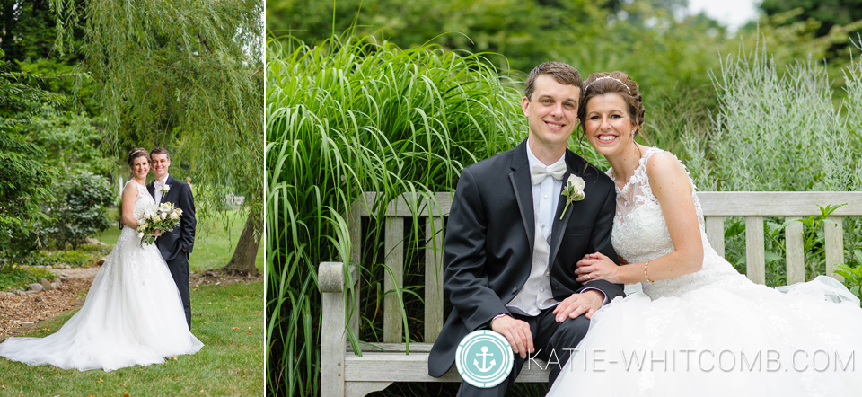 wedding portraits around st. mary's campus