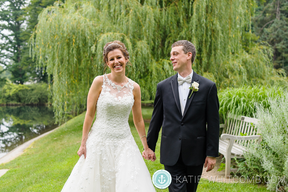 wedding portraits around st. mary's campus