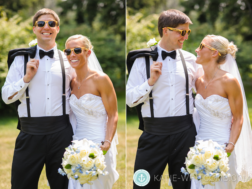 bride and groom intimate portraits around st marys campus in south bend
