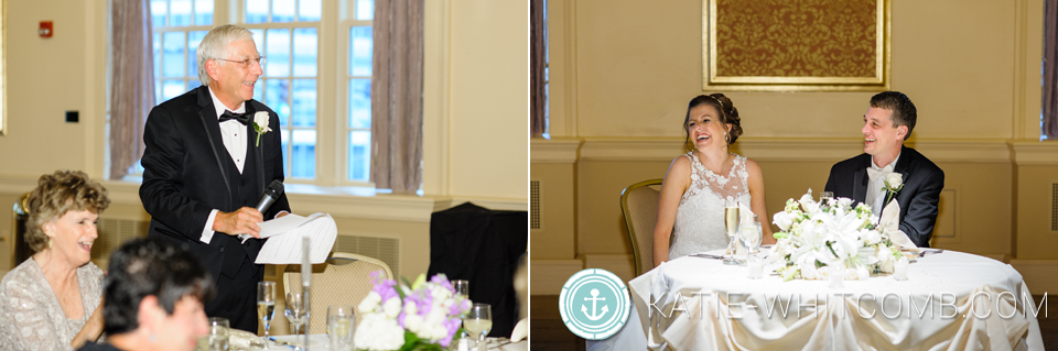 toasts at wedding reception at palais royale