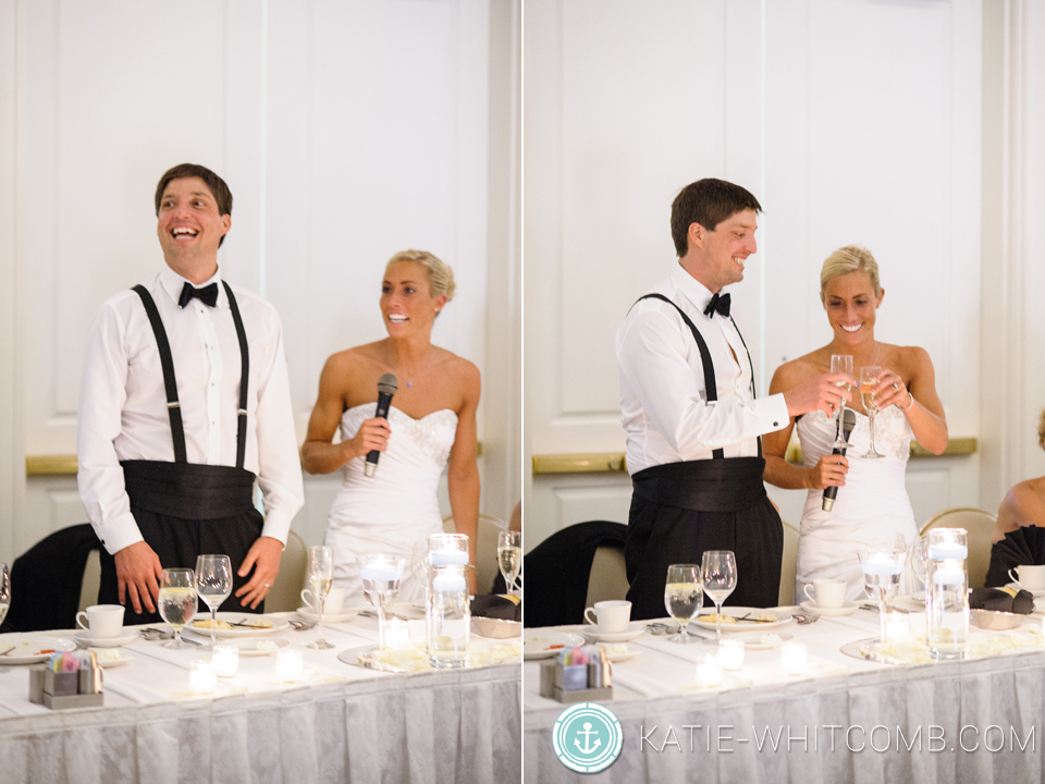 wedding reception at morris inn at notre dame