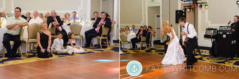 wedding reception at morris inn at notre dame