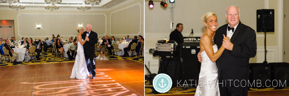 wedding reception at morris inn at notre dame