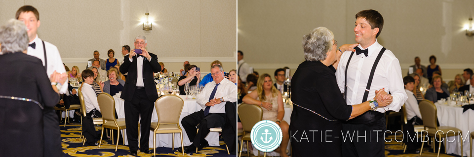 wedding reception at morris inn at notre dame