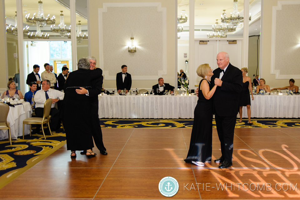 wedding reception at morris inn at notre dame