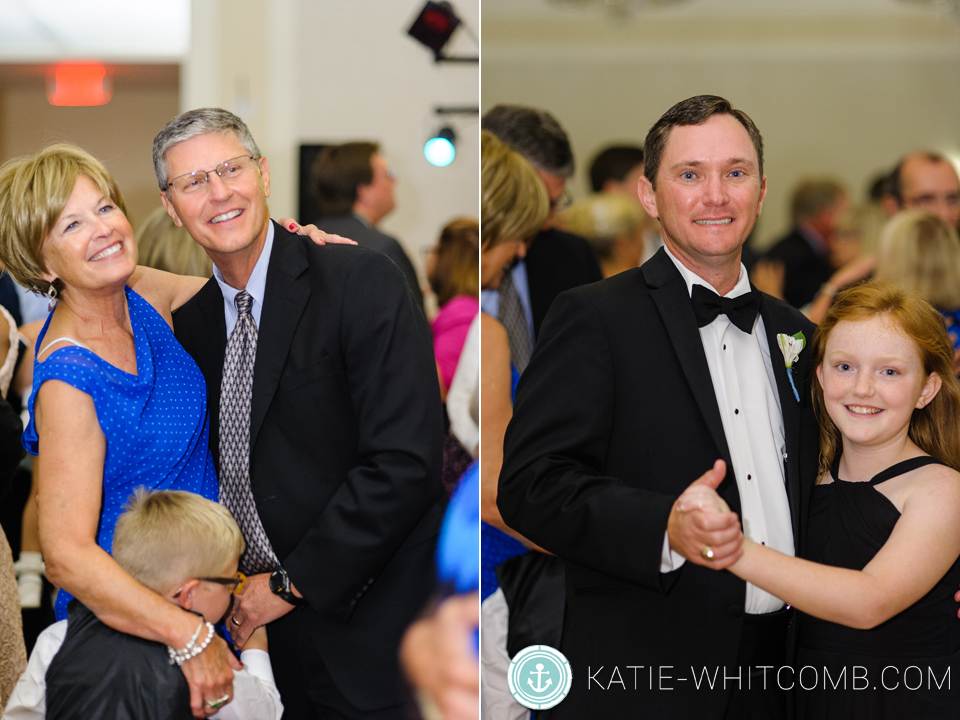 wedding reception at morris inn at notre dame