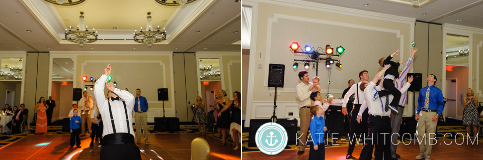 wedding reception at morris inn at notre dame