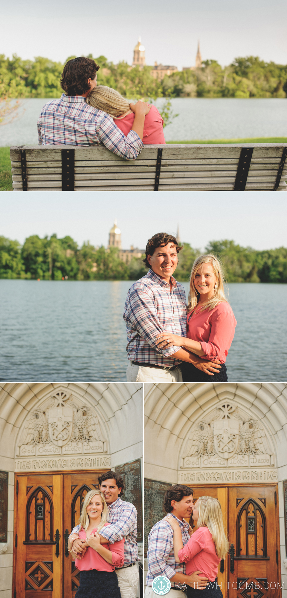 Notre Dame Engagement Session at Rudy Rock