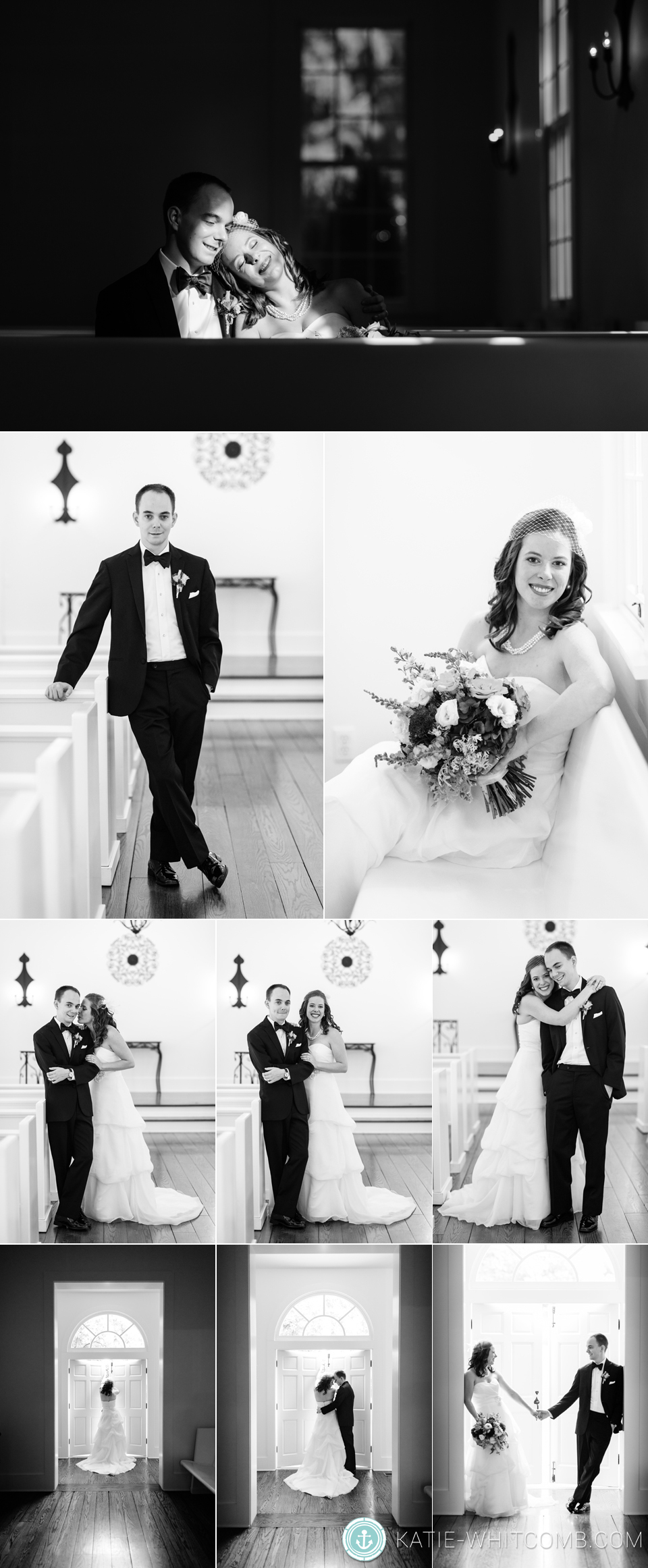 Bride & Groom at their fall wedding at Morris Estate