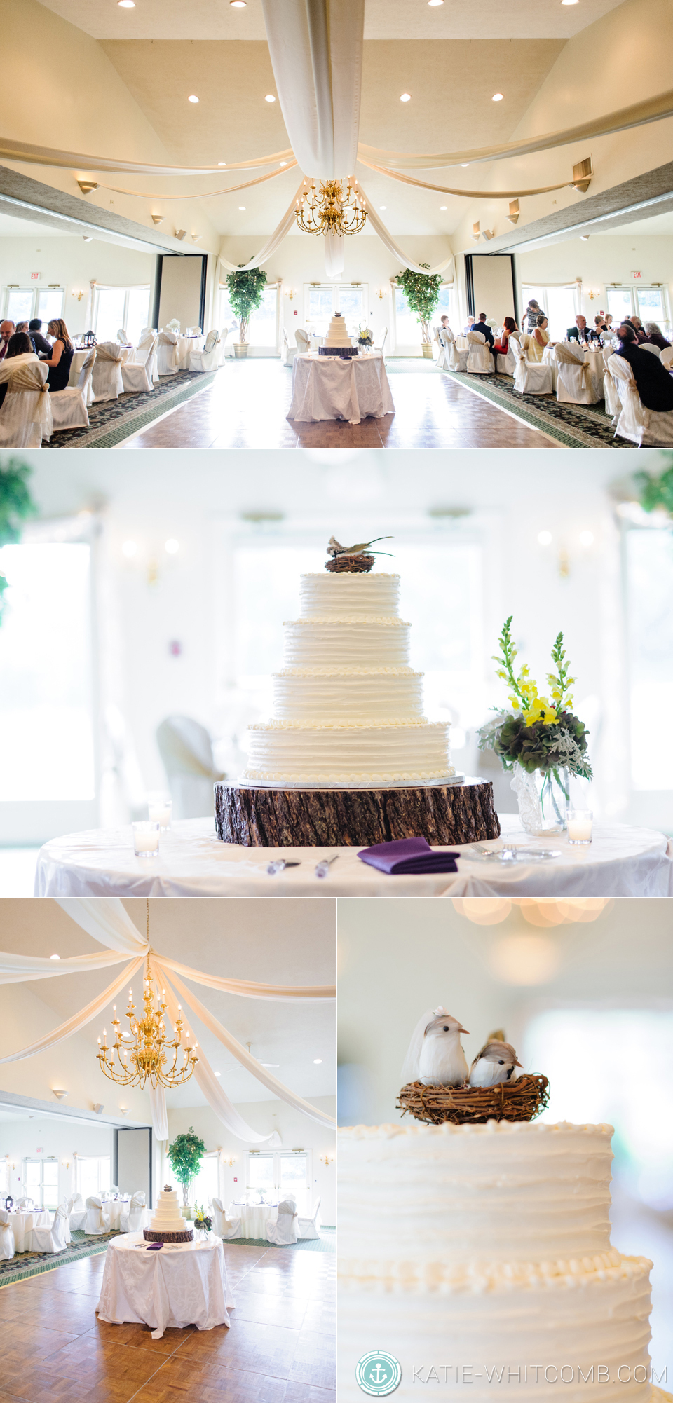 Fall wedding details at Blue Heron