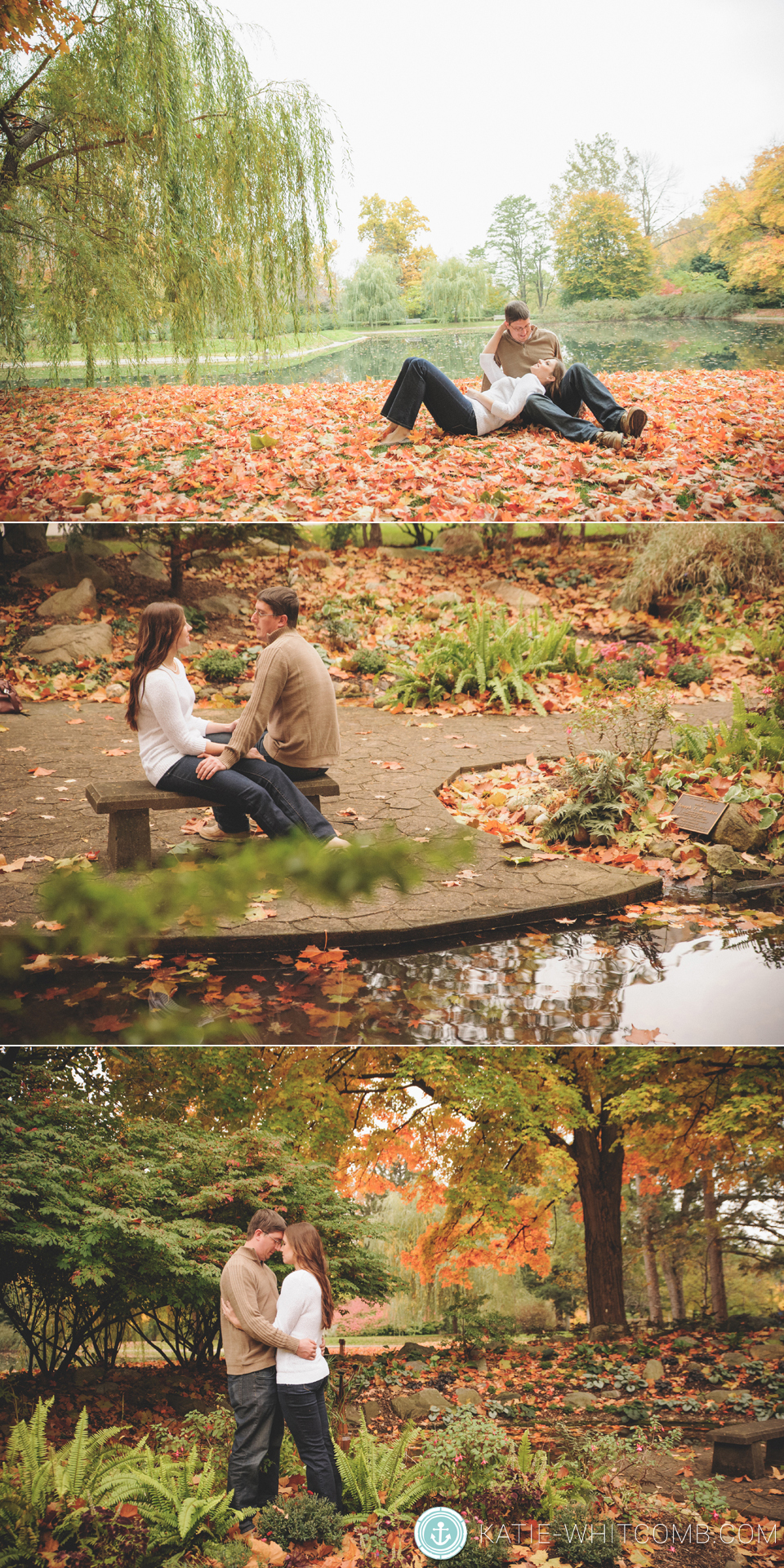 fall engagement session on St. Mary's Campus