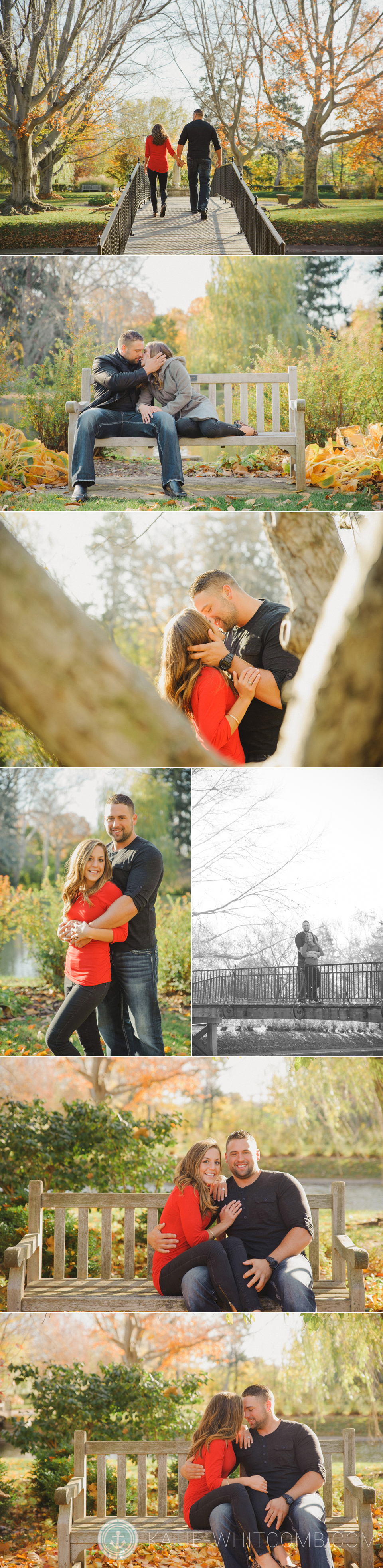 fall engagement session at St. Mary's campus