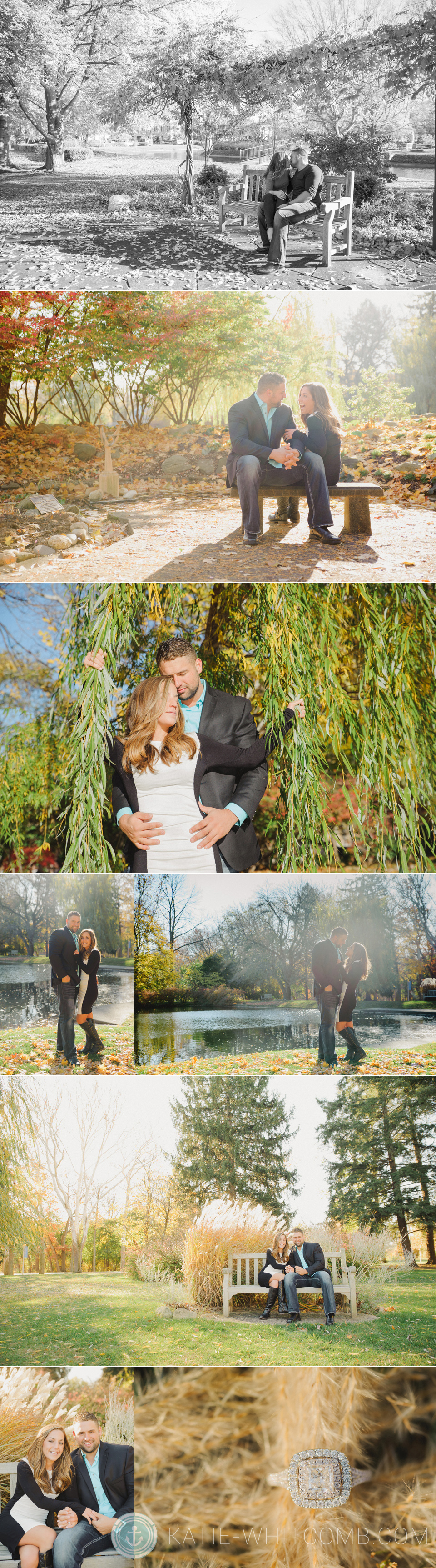 fall engagement session at St. Mary's campus