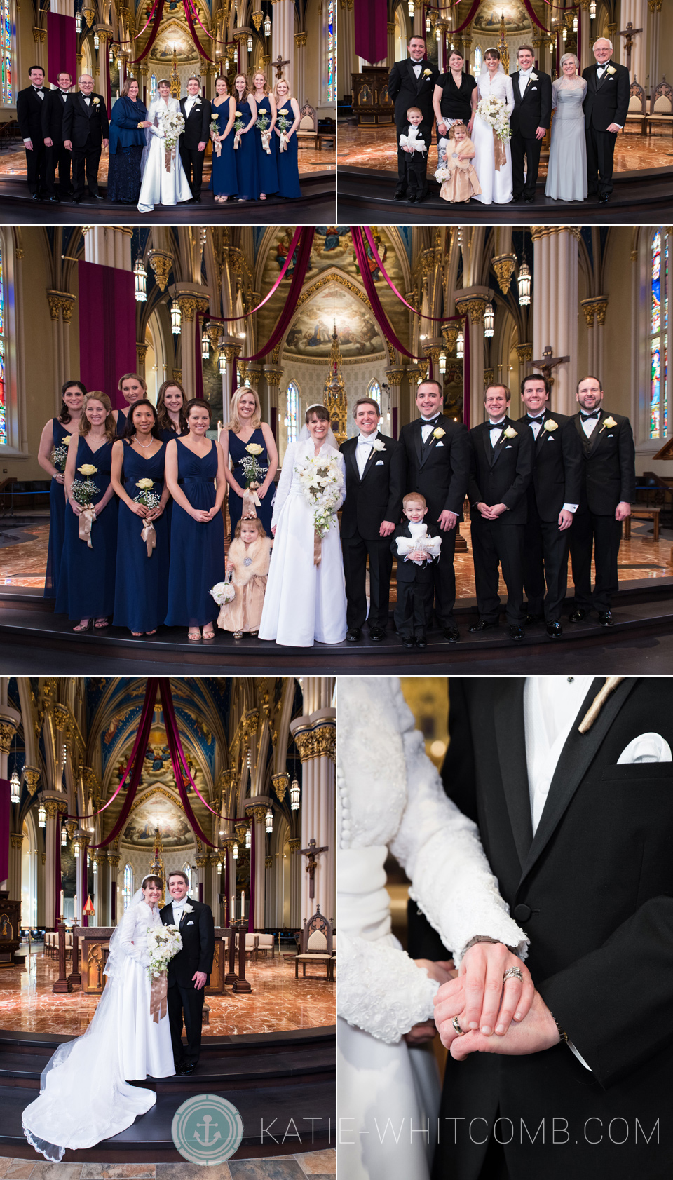 Notre Dame Basilica wedding formals