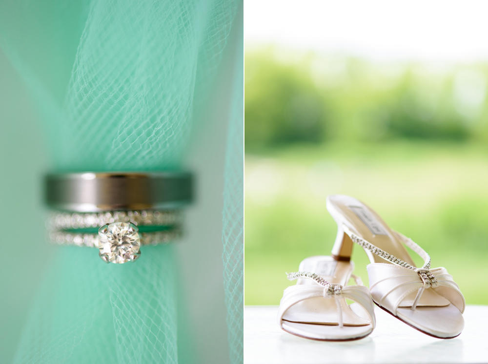 mint bridal details