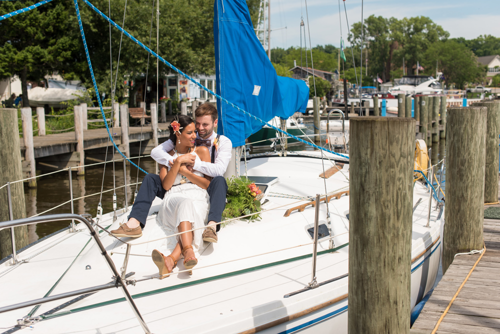 South Haven Maritime Museum Tropical Inspired Styled Wedding
