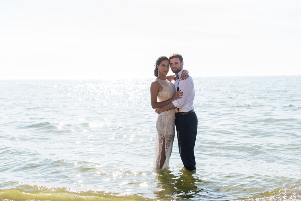 South Haven Private Beach Tropical Inspired Styled Wedding