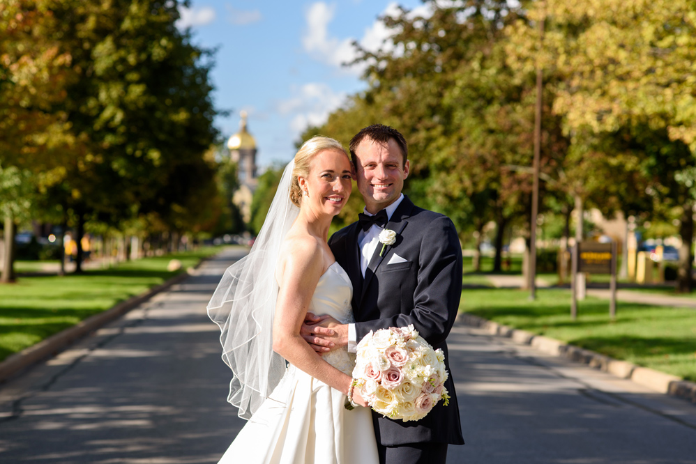 Notre Dame Basilica Blue Heron Wedding