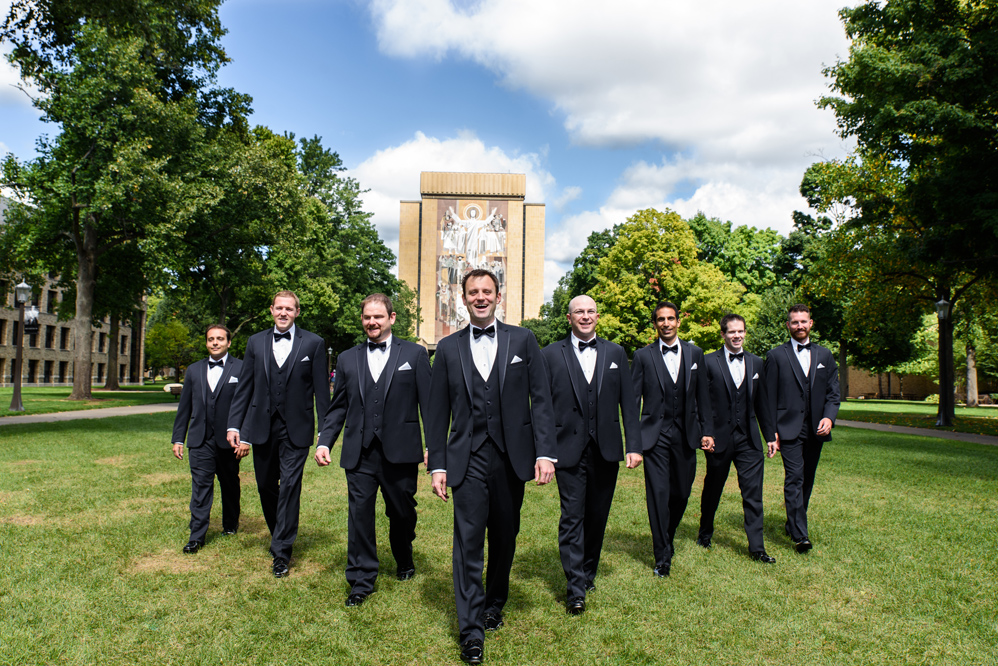 Notre Dame Basilica Blue Heron Wedding