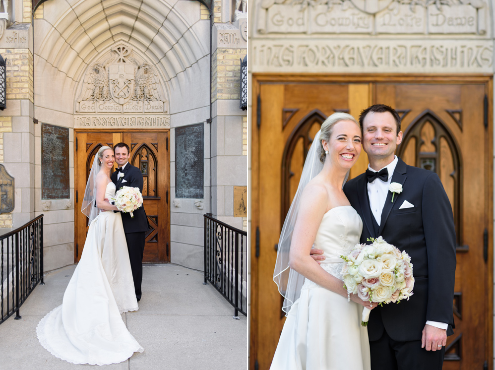 Notre Dame Basilica Blue Heron Wedding