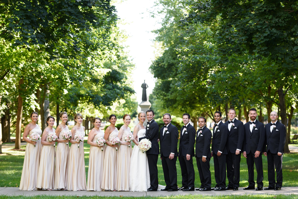 Notre Dame Basilica Blue Heron Wedding