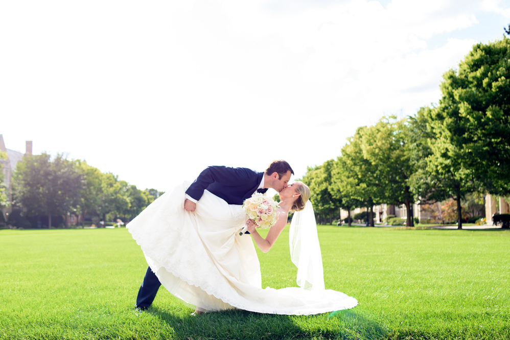 Notre Dame Basilica Blue Heron Wedding