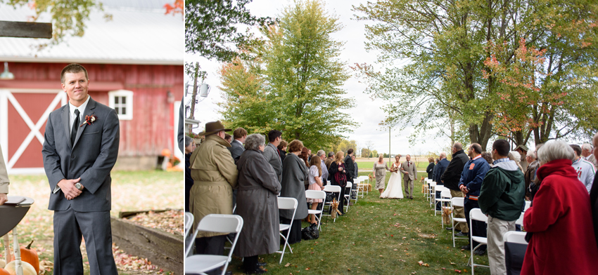 Patchwork Quilt Inn fall barn wedding middlebury indiana