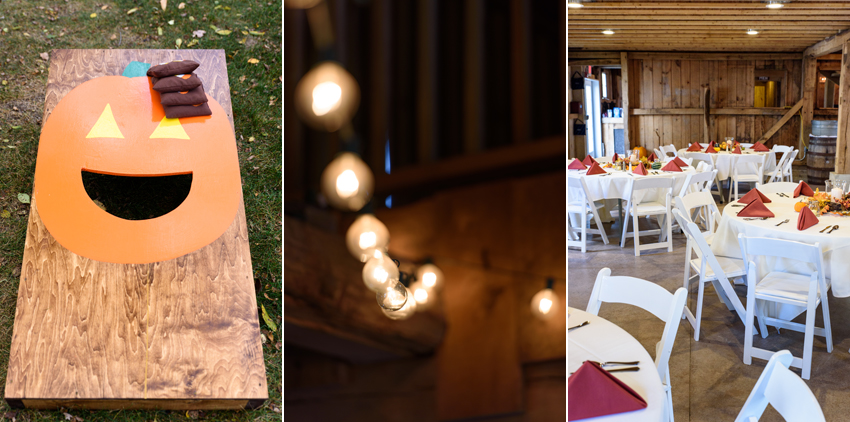 Patchwork Quilt Inn fall barn wedding middlebury indiana