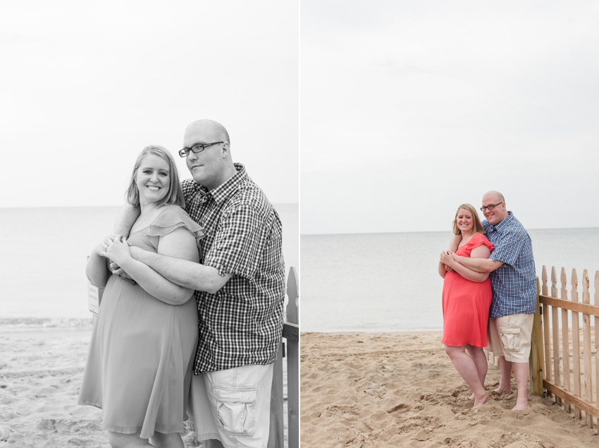 South Haven North Beach Summer Engagement Session Picture