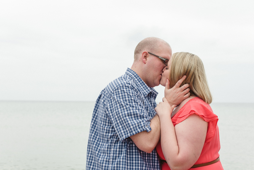 South Haven North Beach Summer Engagement Session Picture