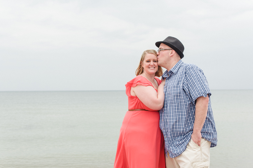 South Haven North Beach Summer Engagement Session Picture