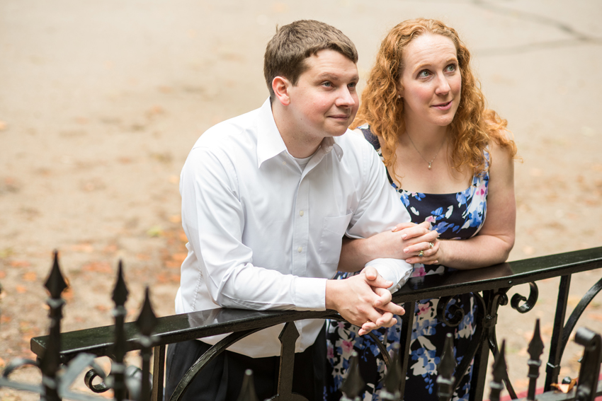 Notre Dame Campus Grotto Fall Engagement Session