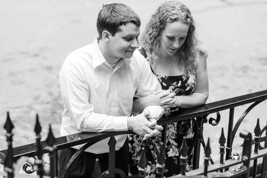 Notre Dame Campus Grotto Fall Engagement Session