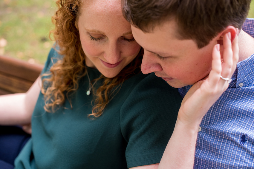 Notre Dame Campus God Quad Fall Engagement Session