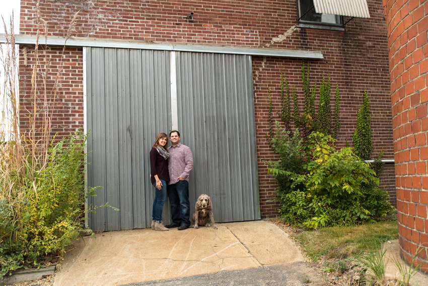 Goshen Old Bag Factory Fall Engagement Session