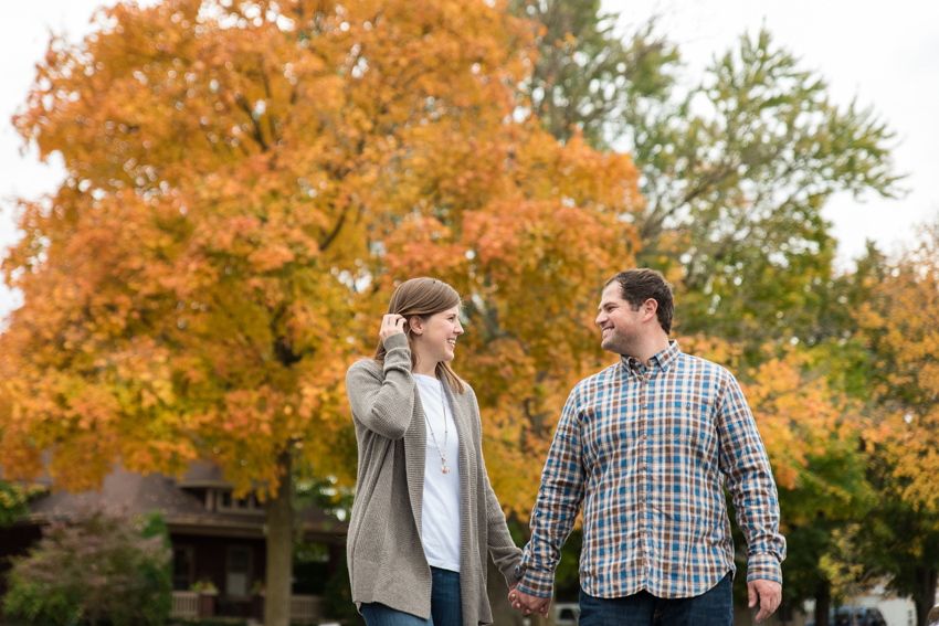 Goshen Old Bag Factory Fall Engagement Session