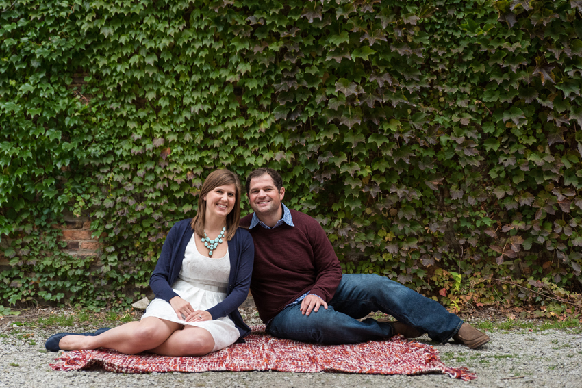 Downtown Goshen Fall Engagement Session