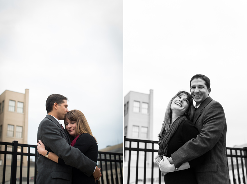 Downtown South Bend Fall Engagement Session