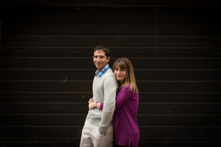 Downtown South Bend Fall Engagement Session