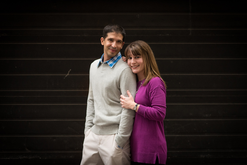 Downtown South Bend Fall Engagement Session