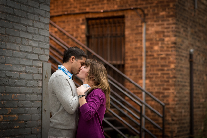 Downtown South Bend Fall Engagement Session